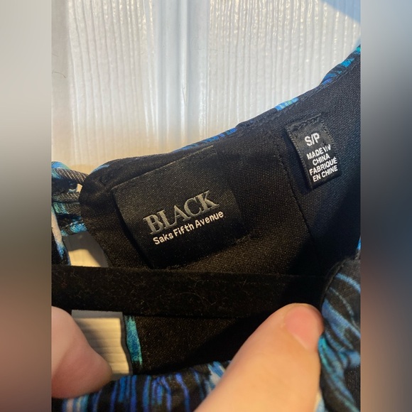 BLACK Saks Fifth Avenue Maxi Dress Size Small - Picture 6 of 9